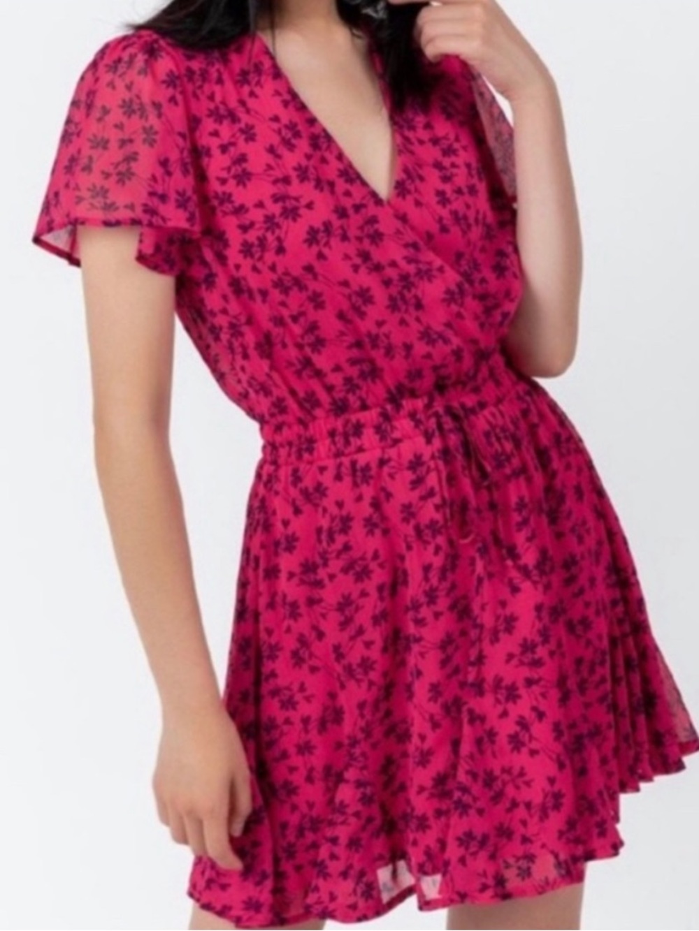 Blue Rain Francesca’s Pink Floral Dress